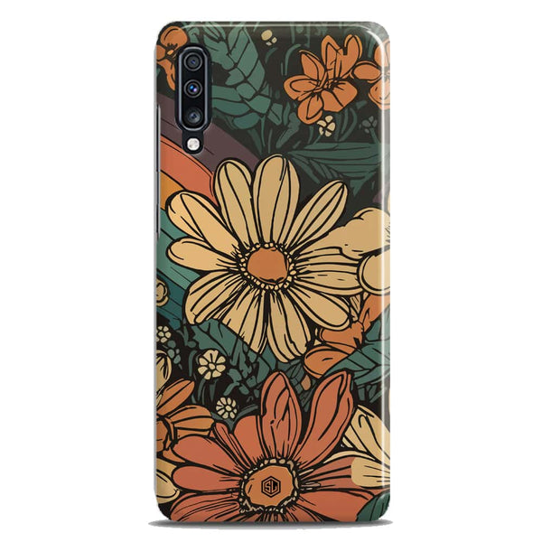 Groovy Bloom Garden - Hard Case - Matte Finish - Samsung Galaxy A70