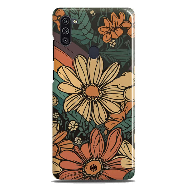 Groovy Bloom Garden - Hard Case - Matte Finish - Samsung Galaxy A11