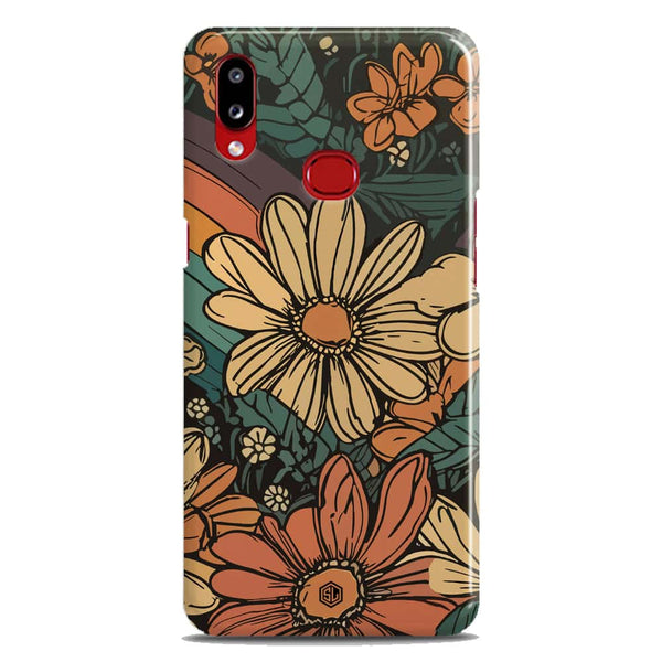 Groovy Bloom Garden - Hard Case - Matte Finish - Samsung Galaxy A10s