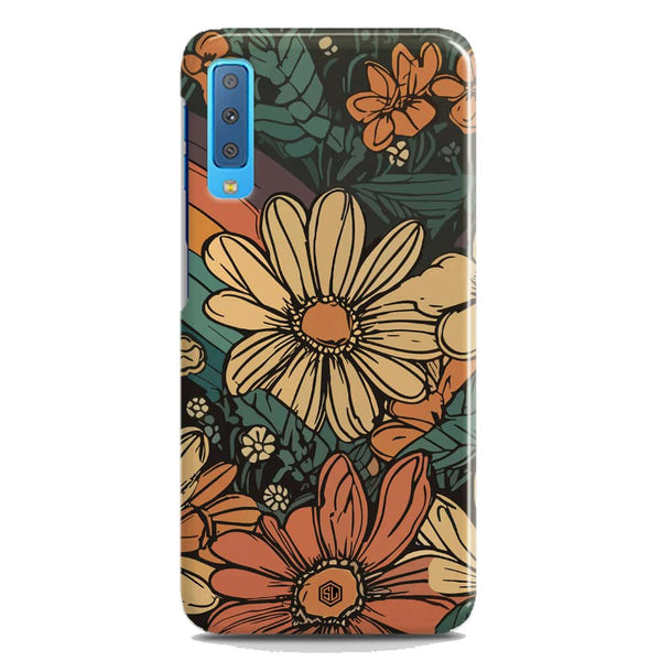 Groovy Bloom Garden - Hard Case - Matte Finish - Samsung Galaxy A7 2018