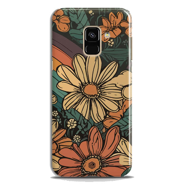 Groovy Bloom Garden - Hard Case - Matte Finish - Samsung Galaxy A6 2018