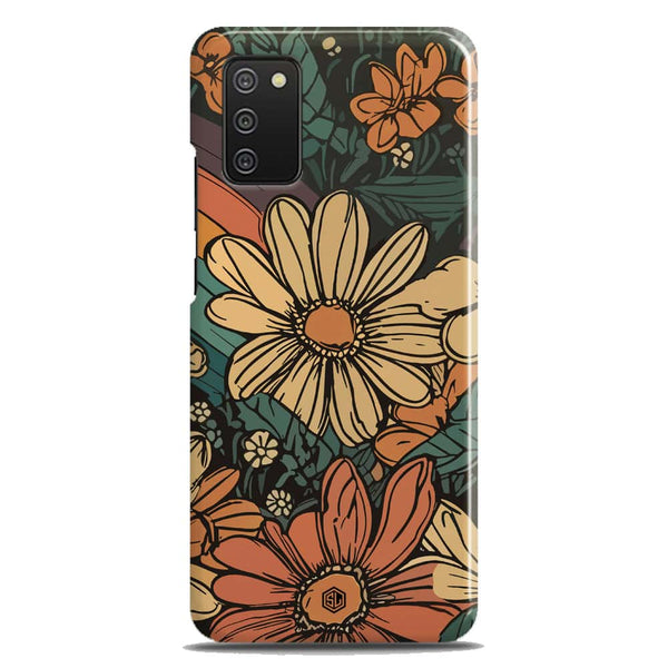 Groovy Bloom Garden - Hard Case - Matte Finish - Samsung Galaxy A03s