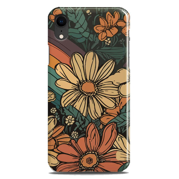 Groovy Bloom Garden - Hard Case - Matte Finish - iPhone XR