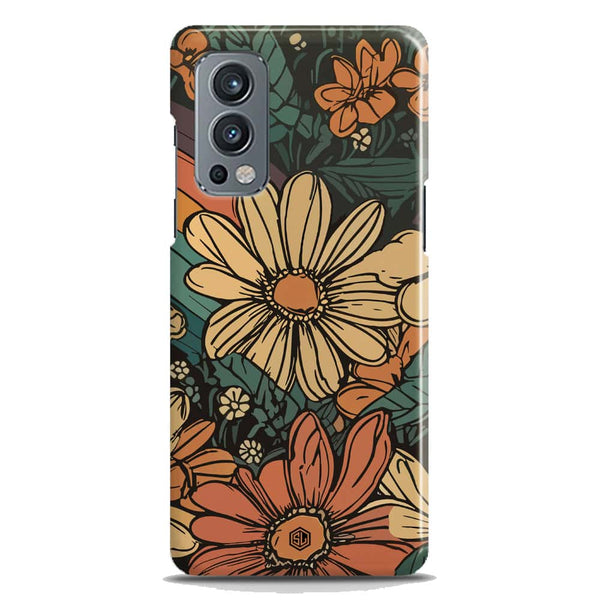 Groovy Bloom Garden - Hard Case - Matte Finish - OnePlus Nord 2