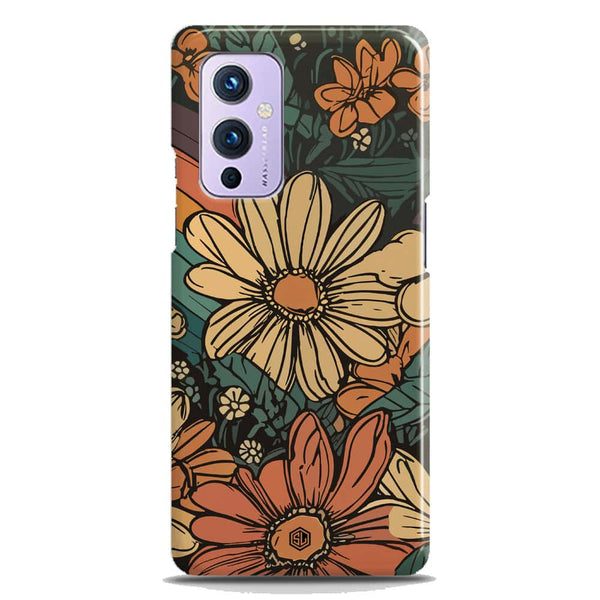 Groovy Bloom Garden - Hard Case - Matte Finish - OnePlus 9