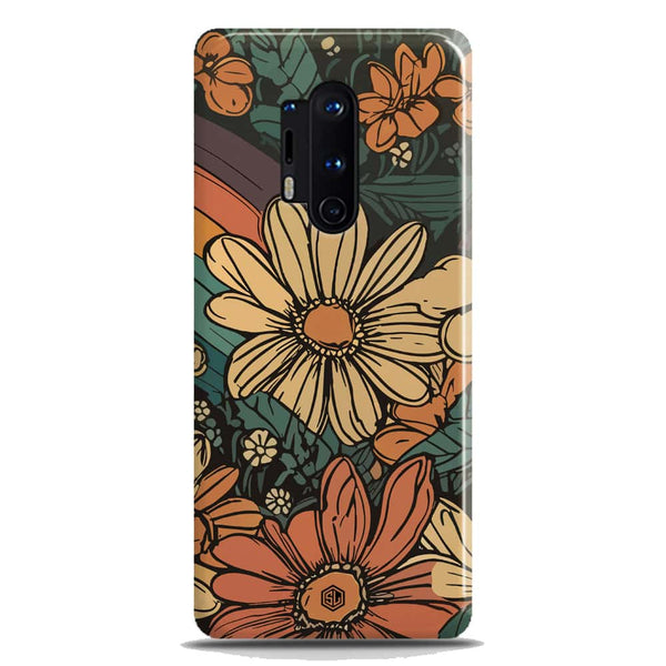 Groovy Bloom Garden - Hard Case - Matte Finish - OnePlus 8 Pro