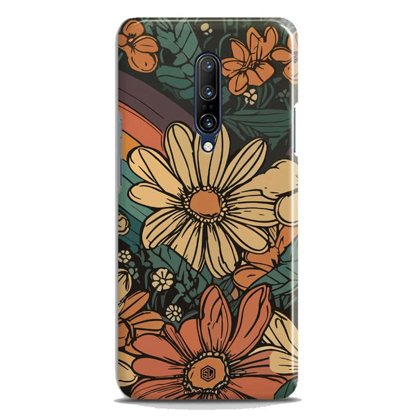 Groovy Bloom Garden - Hard Case - Matte Finish - OnePlus 7 Pro