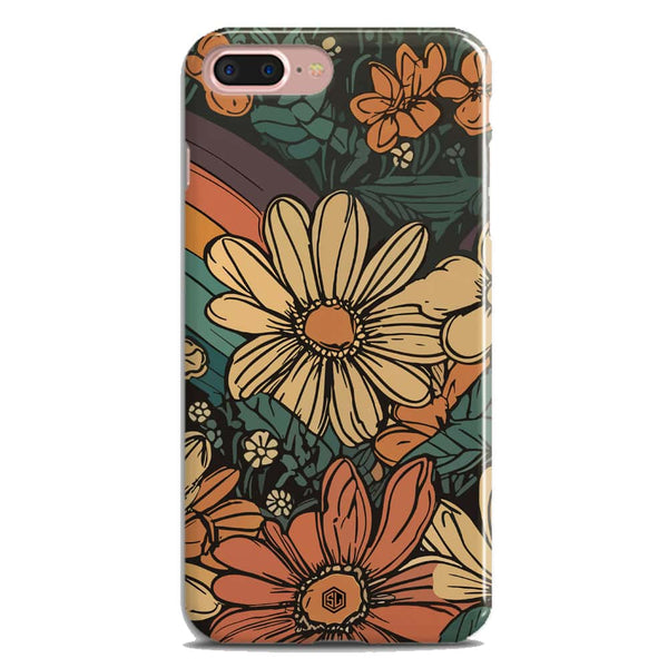 Groovy Bloom Garden - Hard Case - Matte Finish - iPhone 8 Plus / 7 Plus