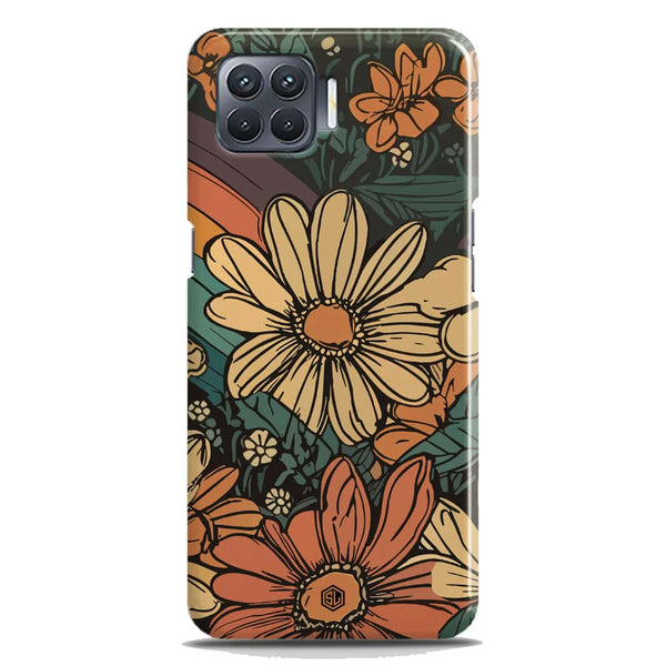 Groovy Bloom Garden - Hard Case - Matte Finish - Oppo Reno 4 Lite