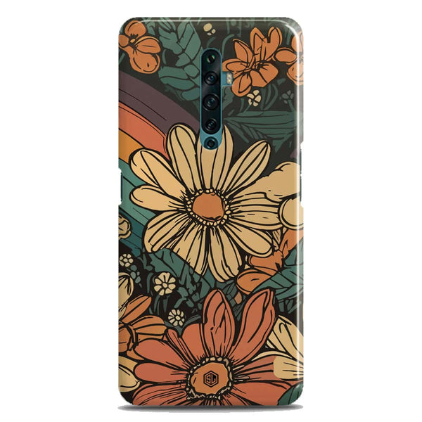 Groovy Bloom Garden - Hard Case - Matte Finish - Oppo Reno 2F