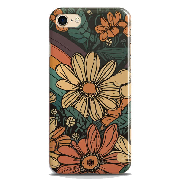 Groovy Bloom Garden - Hard Case - Matte Finish - iPhone 8 / 7