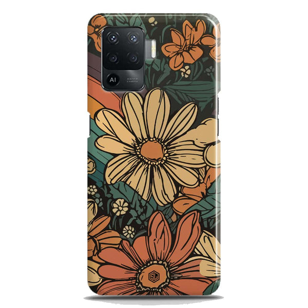 Groovy Bloom Garden - Hard Case - Matte Finish - Oppo F19 Pro