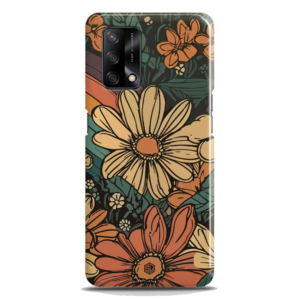 Groovy Bloom Garden - Hard Case - Matte Finish - Oppo F19s