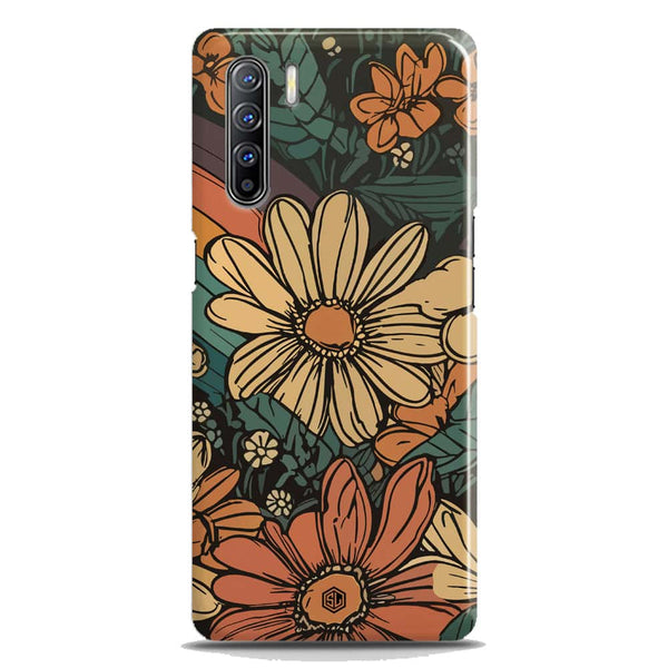Groovy Bloom Garden - Hard Case - Matte Finish - Oppo F15