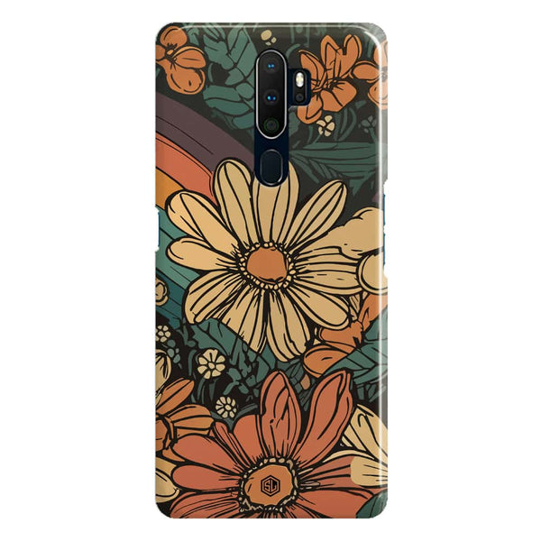 Groovy Bloom Garden - Hard Case - Matte Finish - Oppo A5 2020