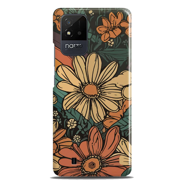Groovy Bloom Garden - Hard Case - Matte Finish - Realme Narzo 50i