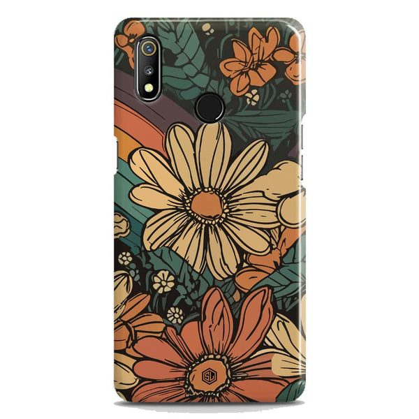 Groovy Bloom Garden - Hard Case - Matte Finish - Realme 3 Pro