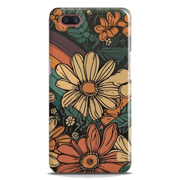 Groovy Bloom Garden - Hard Case - Matte Finish - Realme C2