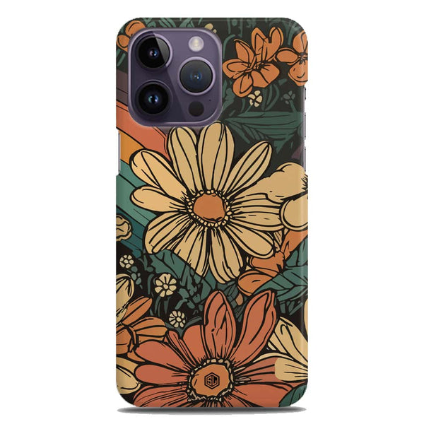 Groovy Bloom Garden - Hard Case - Matte Finish - iPhone 14 Pro