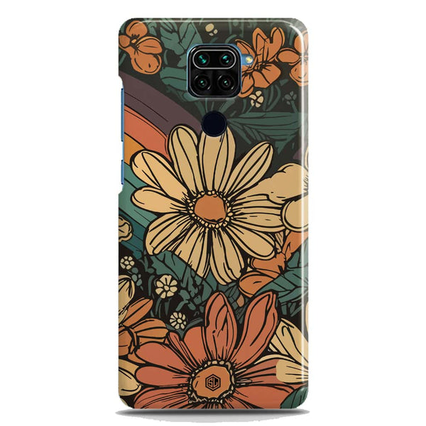 Groovy Bloom Garden - Hard Case - Matte Finish - Xiaomi Redmi Note 9