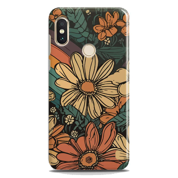 Groovy Bloom Garden - Hard Case - Matte Finish - Xiaomi Redmi Note 6 Pro