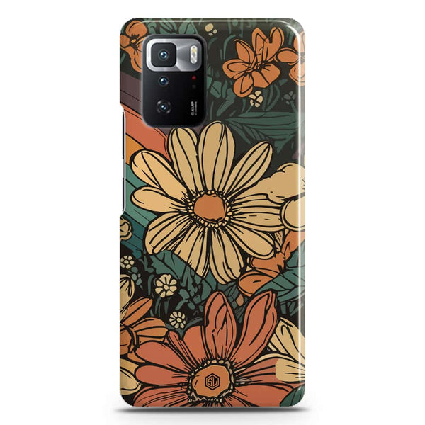 Groovy Bloom Garden - Hard Case - Matte Finish - Xiaomi Poco X3 GT
