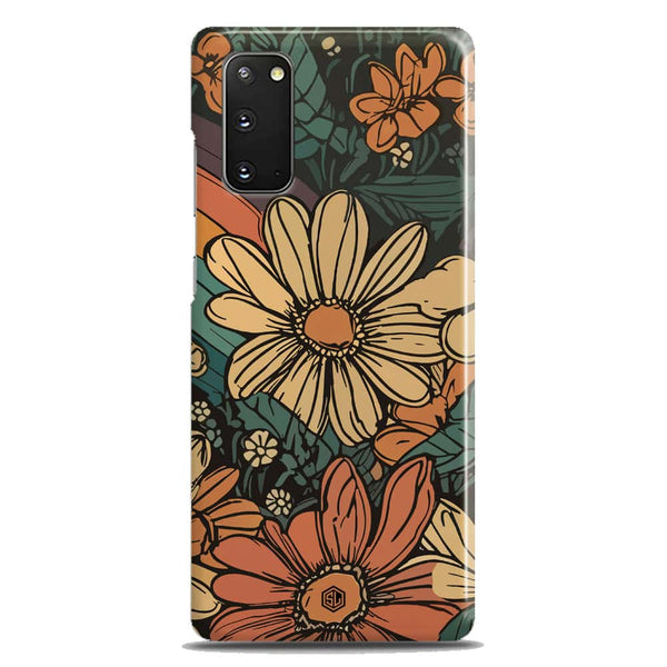 Groovy Bloom Garden - Hard Case - Matte Finish - Samsung Galaxy S20