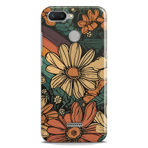 Groovy Bloom Garden - Hard Case - Matte Finish - Xiaomi Redmi 6