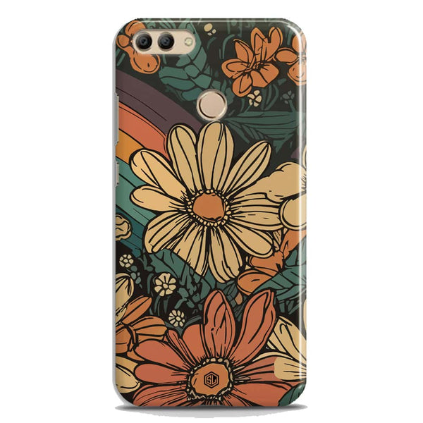 Groovy Bloom Garden - Hard Case - Matte Finish - Huawei Y9 2018