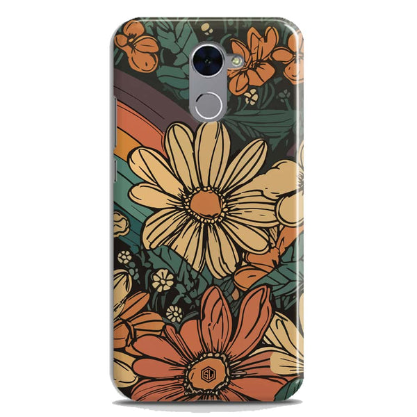 Groovy Bloom Garden - Hard Case - Matte Finish - Huawei Y7 Prime