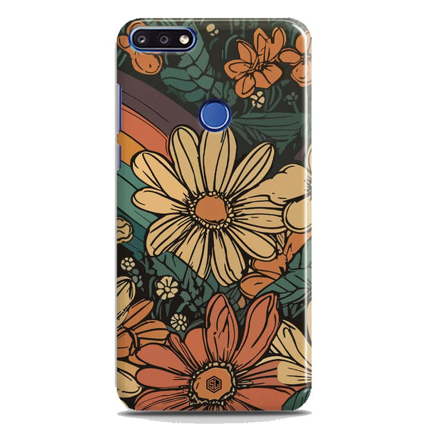 Groovy Bloom Garden - Hard Case - Matte Finish - Huawei Y6 Prime 2018