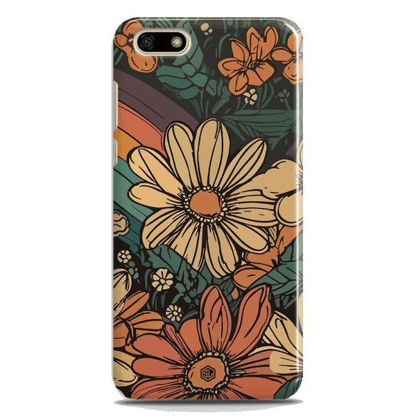 Groovy Bloom Garden - Hard Case - Matte Finish - Huawei Y5 Prime 2018