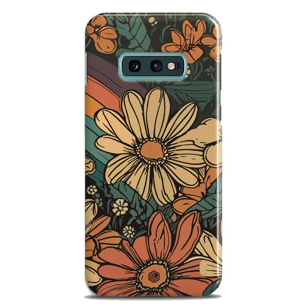 Groovy Bloom Garden - Hard Case - Matte Finish - Samsung Galaxy S10e