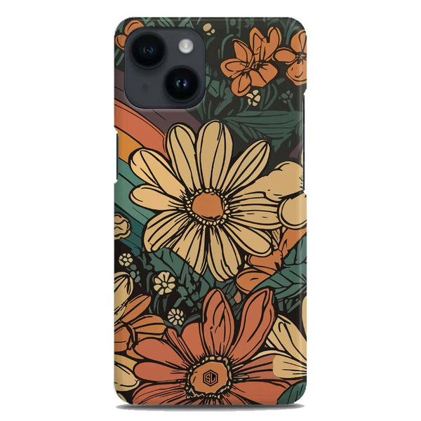 Groovy Bloom Garden - Hard Case - Matte Finish - iPhone 14 Plus
