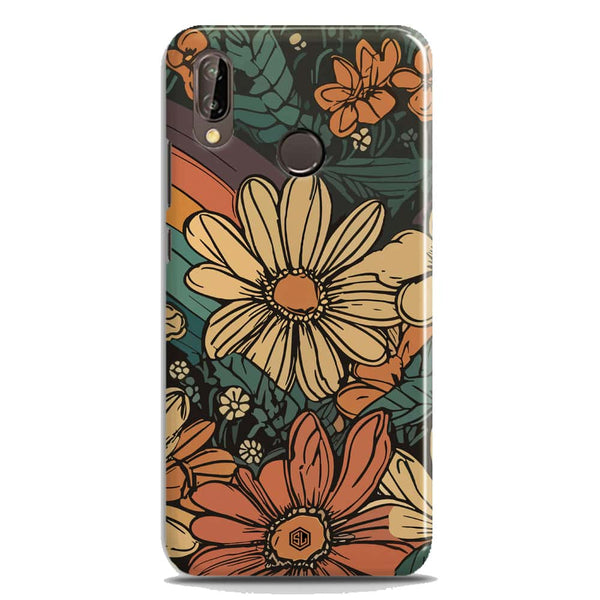 Groovy Bloom Garden - Hard Case - Matte Finish - Huawei Nova 3