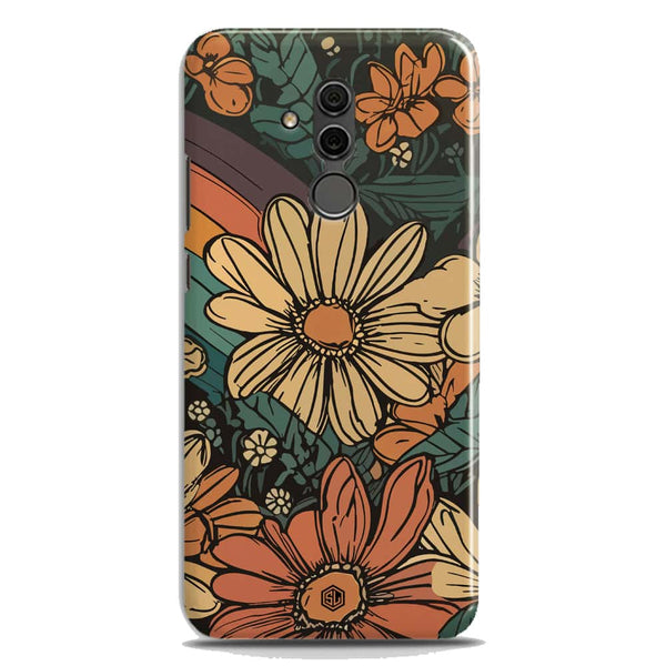 Groovy Bloom Garden - Hard Case - Matte Finish - Huawei Mate 20 Lite