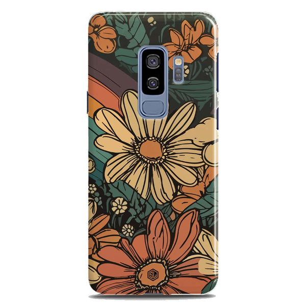 Groovy Bloom Garden - Hard Case - Matte Finish - Samsung Galaxy S9 Plus