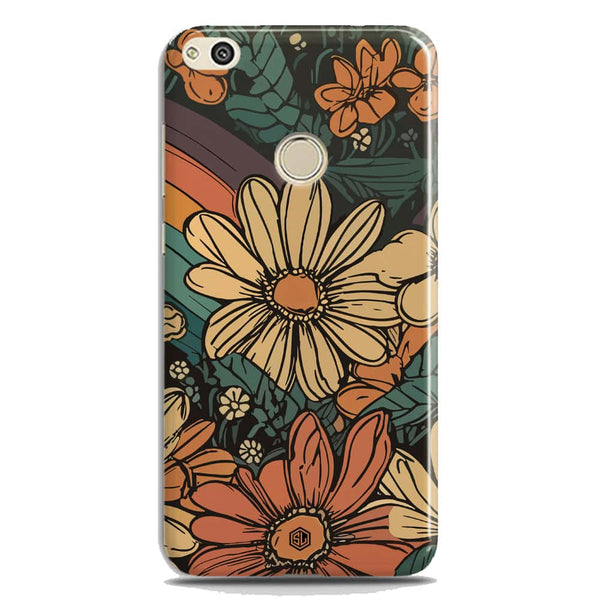 Groovy Bloom Garden - Hard Case - Matte Finish - Huawei Honor P8 Lite 2017