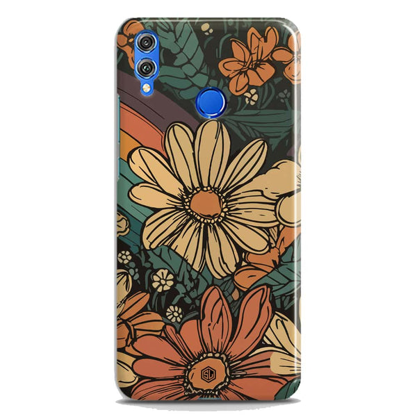 Groovy Bloom Garden - Hard Case - Matte Finish - Huawei Honor 8C