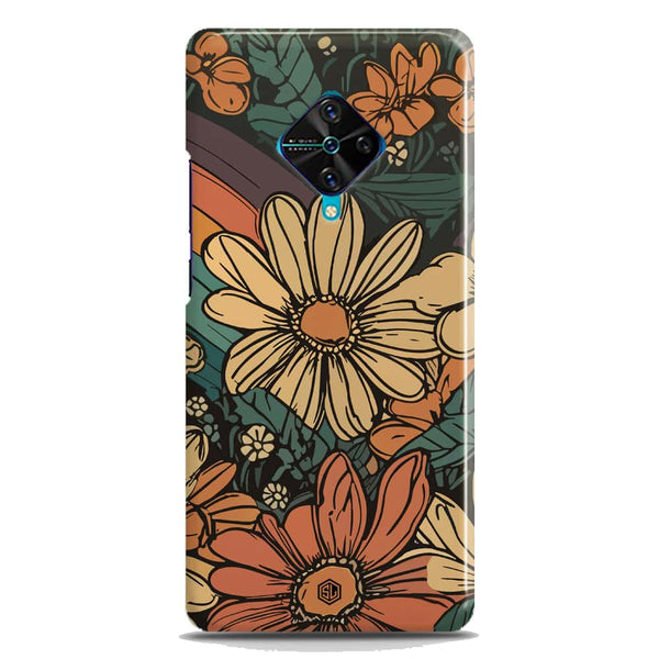 Groovy Bloom Garden - Hard Case - Matte Finish - Vivo Y51 (2020 September)