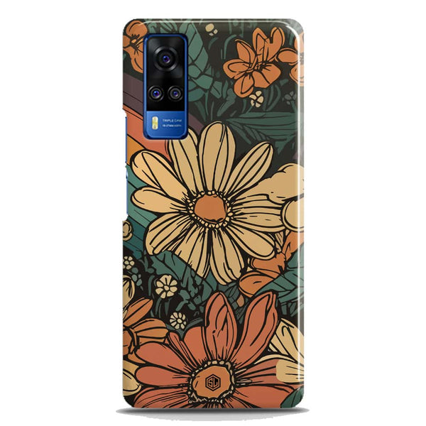 Groovy Bloom Garden - Hard Case - Matte Finish - Vivo Y51 (2020 December)