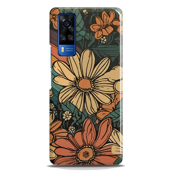 Groovy Bloom Garden - Hard Case - Matte Finish - Vivo Y31