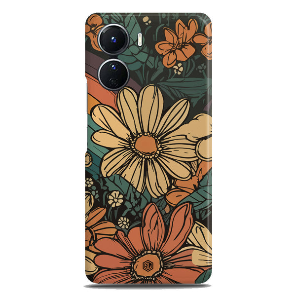 Groovy Bloom Garden - Hard Case - Matte Finish - Vivo Y16