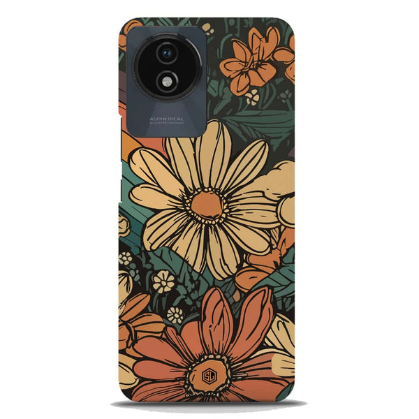 Groovy Bloom Garden - Hard Case - Matte Finish - Vivo Y02