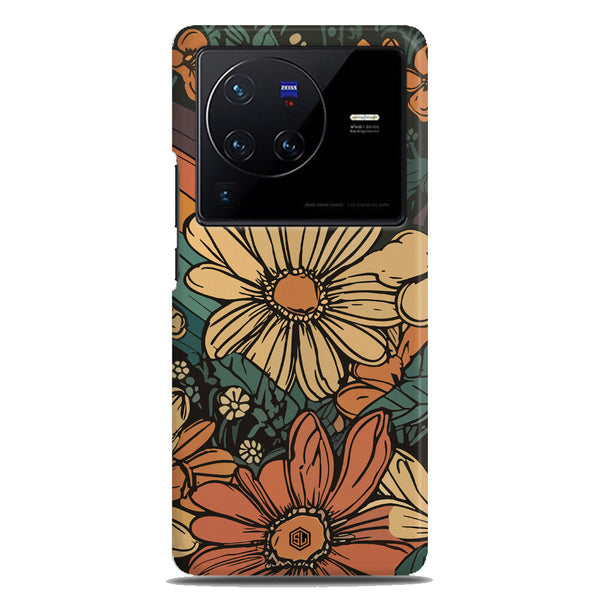 Groovy Bloom Garden - Hard Case - Matte Finish - Vivo X80