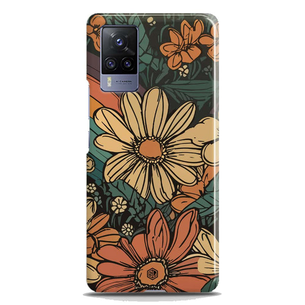Groovy Bloom Garden - Hard Case - Matte Finish - Vivo X60 Pro