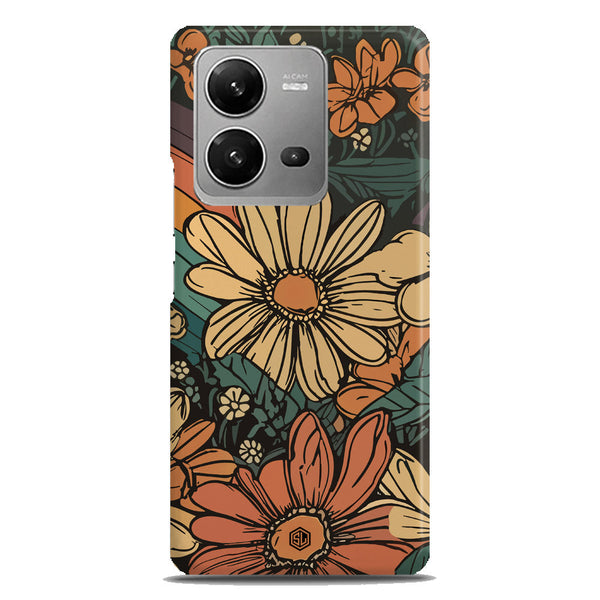 Groovy Bloom Garden - Hard Case - Matte Finish - Vivo V25 5G