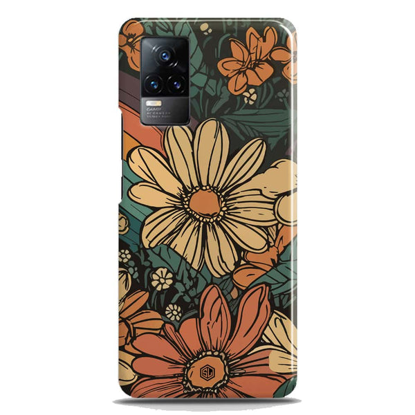 Groovy Bloom Garden - Hard Case - Matte Finish - Vivo V21e