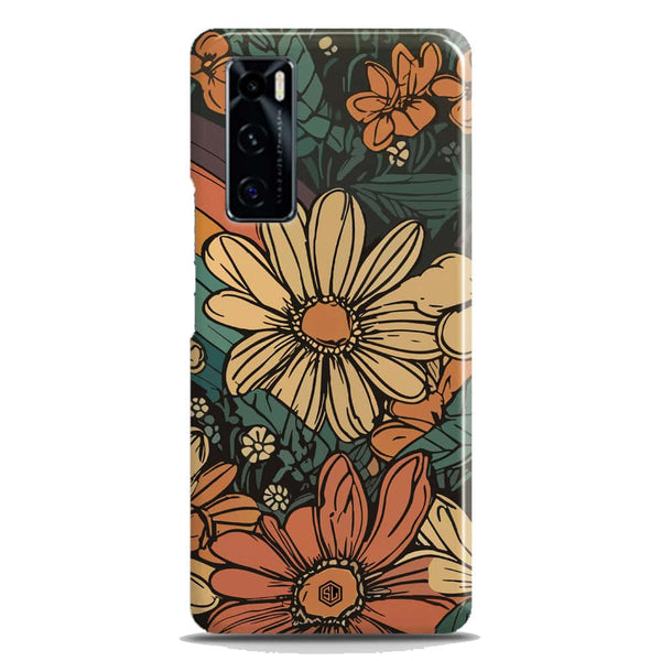 Groovy Bloom Garden - Hard Case - Matte Finish - Vivo V20 SE