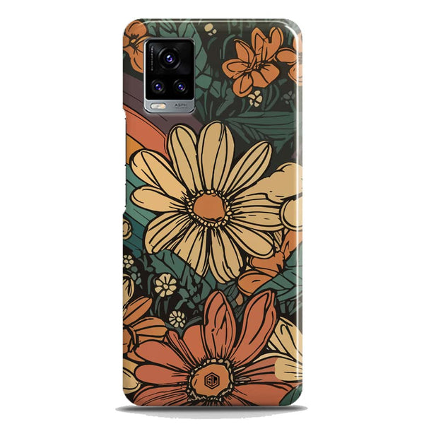 Groovy Bloom Garden - Hard Case - Matte Finish - Vivo V20